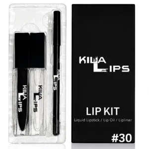 3 in 1 lip kit #30 (INTENSE BLACK)