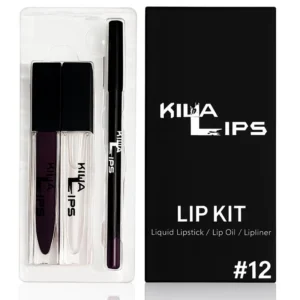 3 in 1 lip kit #12 (PLUM PURPLE)