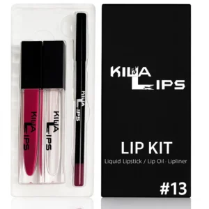 3 in 1 lip kit #13 (CRANBERRY PINK)