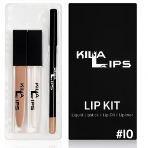 3 in 1 lip kit #10 (LIGHT BEIGE)