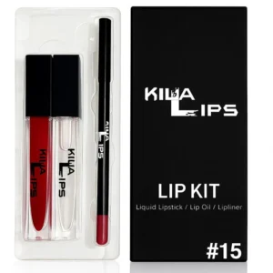 3 in 1 lip kit #15 (DEEP RED)